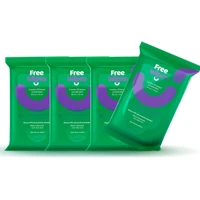Imagem da promoção Lenço Umedecido Antisséptico Free Wipes Pack Com 4 Unidades
