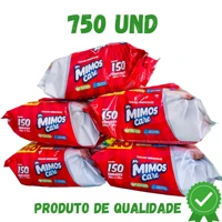 Imagem da promoção Kit 750 Toalha Umedecida My Mimos Care (5 Pacotes 150 cada) Lenço umedecido