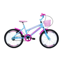 Imagem da promoção Bicicleta Infantil Aro 20 Feminina Aço Tridal Bike com Cestinha