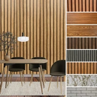 Imagem da promoção Papel De Parede Madeira Adesivo Ripado 10 Metros Lavável 3d