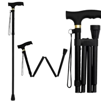 Imagem da promoção Bengala Dobrável Muleta De Alumínio para Idoso Regulável Prático Antiderrapante