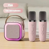 Imagem da promoção K12 Caixa de som sem fio com microfone Karaokê, Mini Alto-falante Bluetooth portátil 1/2 Mic