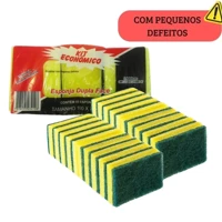 Imagem da promoção Kit 100 Esponja de Louça Limpuss Com Pequenos Defeitos Bucha de Pia