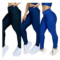 Imagem da promoção Kit 3 Leg Academia Feminina Calça Fitness Shorts Bernuda