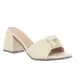 Tamanco Feminino Stessy Sandália Casual Confortável Salto Bloco Médio Estilosa Dia a Dia Verão em oferta
