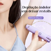 Imagem da promoção Depilador elétrico manual compacto para homens ou mulheres com carregamento usb 2 cabeças de uso