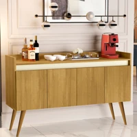Imagem da promoção Aparador Buffet Retrô Pés Palito Em Madeira Maciça Esplanada Cantinho Do Café Recepção 2,3,4 Portas