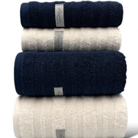 Imagem da promoção Jogo de 4 Toalhas de Banho e Rosto Super Grossa Macia 100% Algodão Gramatura