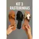 Kit 3 Pares Rasteirinhas Feminina Tenehi Sandálias Rasteira Chinelo Flat Confortável em oferta