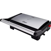 Imagem da promoção Mini Grill Elétrico Oster Inox 2 em 1