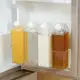 Garrafas De Acrílico Transparente Caixa De Leite Geladeira Leite Suco Bebidas Água Chá 500ml em oferta