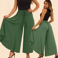 Imagem da promoção CALÇA PANTALONA FEMININA EVAZÊ GODÊ DUNA CINTURA ALTA