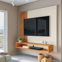 Imagem da promoção Painel Para Tv Até 55 Polegadas Cairo Design Moderno Com Nicho Organizador