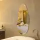 Espelho Orgânico 70cm Decoração Lapidado Design Moderno Luxo em oferta