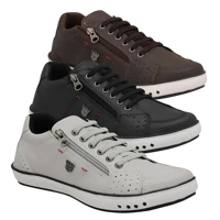 Imagem da promoção Combo 3 Pares Sapatênis , Leve De Zíper Super Conforto