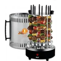 Imagem da promoção Churrasqueira Elétrica Vertical RAF com 6/8 Espetos – 1200W | Giratória 360° 220v