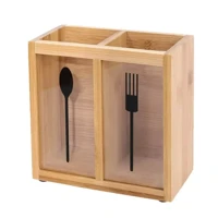 Imagem da promoção Porta Talheres Bambu Organizador Escorredor de Bambu