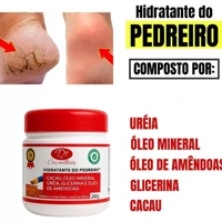 Imagem da promoção Creme Hidratante do Pedreiro com Ureia Para Pés Rachados Glicerina Óleo de Amêndoas Cacau Corpo Mão