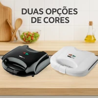 Imagem da promoção Sanduicheira Grill 3 Em 1 Oliver Home Brunch Time Antiaderente - OliverHome