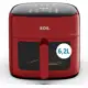 Fritadeira Sem Óleo Air Fryer Eos Chef Gourmet 6.2 Litros Compacta Digital Vermelho Eaf60v 220v em oferta