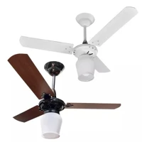 Imagem da promoção Ventilador de teto Egemtech Eco 3 Pás Econômico Com Luminária