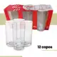 Jogo com 6 Copos de Vidro 225ml – Design Elegante e Resistente, Ideal para Servir Drinks, Sucos em oferta