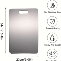 Imagem da promoção Tábua Corte Profissional Aço Inoxidável Antimofo Antibacteriano Ferramenta Cozinha