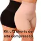 kit com 2 Bermuda Modeladora Anágua Cinta Short Feminino Modelador Alta Compressão Reduz Medidas pos em oferta