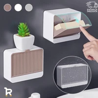 Imagem da promoção Saboneteira Porta Sabão com Adesivo para Parede Banheiro com Suporte e Dreno para Sabão Seco