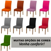Imagem da promoção Kit 6 Capas De Cadeira Jantar Malha Gel Com Elástico Decoração