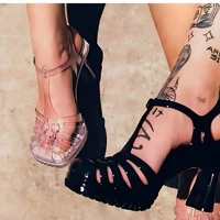 Imagem da promoção Sandália Feminina Salto 9 Cm Palmilha Confortável