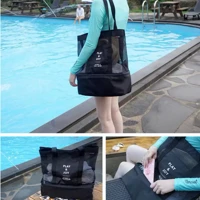 Imagem da promoção Bolsa de Praia Com Compartimento Térmico Para Viagem Churrasco Piscina