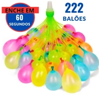 Imagem da promoção Balão De Água Guerra De Bexiga 222 Bexigas Splash Ball 1 Pacote Kids Verão Divertido Piscina