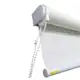Cortina Persiana Rolon Rolo Tela Solar branco para portas e janelas de quarto sala cozinha 1,10x1,1o em oferta