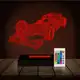 Luminária Led 3d | Fórmula 1 Corrida | Abajur Presente Criativo Decoração em oferta