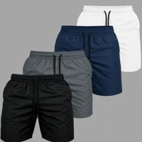 Imagem da promoção Kit 4 Short Praia Masculino Bermuda Tactel Verão Academia