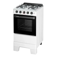 Imagem da promoção Fogão 4 Bocas Ideal Pop Com Mesa Em Inox Esmaltec Branco Bivolt