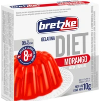 Imagem da promoção Gelatina Diet Bretzke em Pó Sabor Morango 10g | Zero Açúcar
