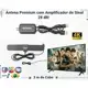 Antena Digital Premium com amplificador de sinal ultrafina, interno e externo 4K, HDTV,YHF,UHF,FM em oferta