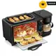 Máquina de Café da Manhã 3 em 1 Forno Cafeteira Grill 2800W Viccoli Premium em oferta