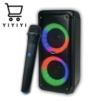 Imagem da promoção Caixa De Som Grande Bluetooth Portátil Potente Led RGB Com Microfone sem fio Rádio FM