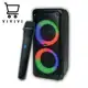 Caixa De Som Grande Bluetooth Portátil Potente Led RGB Com Microfone sem fio Rádio FM em oferta