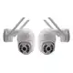 Kit 3 Câmera Ip Wifi Dome Rotativa Visão Noturna Yanqing Dome A8 Cor Branco em oferta