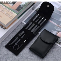 Imagem da promoção Kit 7 Pinças de Sobrancelhas + Porta Profissional, Depilação Design Facial