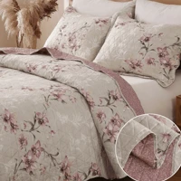 Imagem da promoção Kit Colcha Cobre Leito 300 Fios 3 Peças Itália Dupla Face Porta