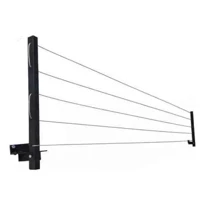 Imagem da promoção Varal Retrátil, Dobrável De Parede Em Aço, Cabo De Aço Encapado