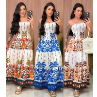 Imagem da promoção Vestido Tropical Longo Tomara que Caia Estampado