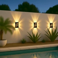 Imagem da promoção Arandela Frisos e Facho Externa Interna Preta / Branca com LED Branco Frio ou Quente