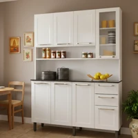 Imagem da promoção Kit De Cozinha Compacta Branco Em Aço 8 Pt 2 Gt Florença Branco