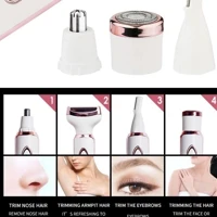 Imagem da promoção Novo Aparador Barbeador Removedor Multi-funcional 4 Em 1 De Axila Pêlos Sobrancelha Elétrico TMQ